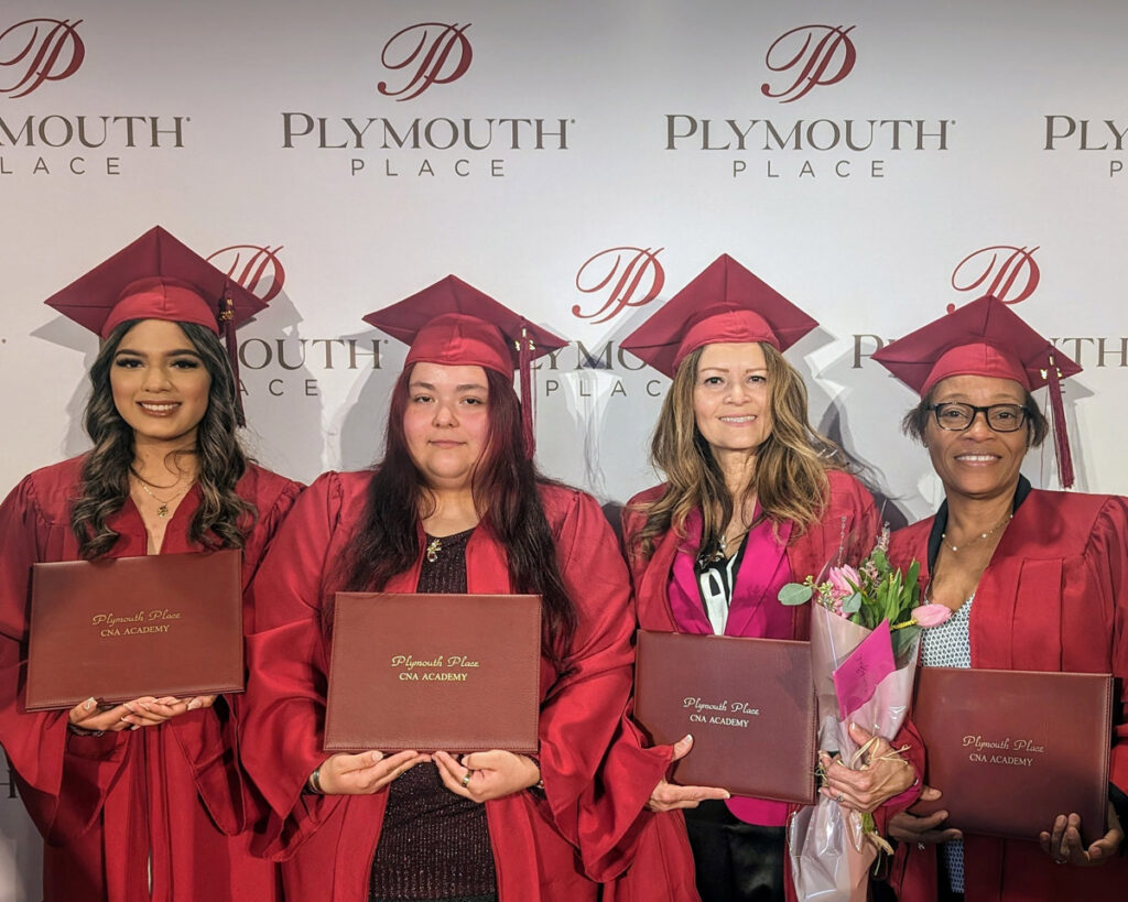 Plymouth Place CNA Academy celebrates historic graduation - Plymouth Place