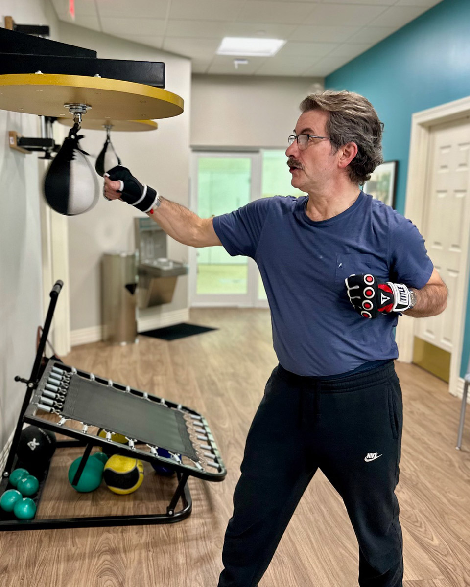 Joel Rock Steady Boxing for Parkinson's in La Grange, Illinois