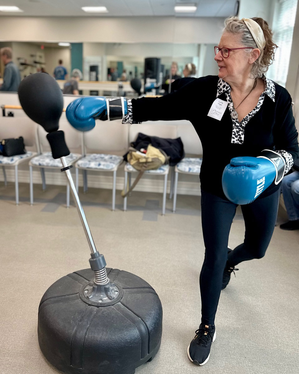 Lucille Rock Steady Boxing for Parkinson's in La Grange, Illinois