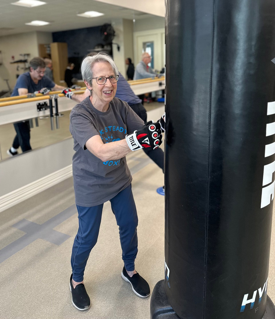 Terri Rock Steady Boxing for Parkinson's in La Grange, Illinois